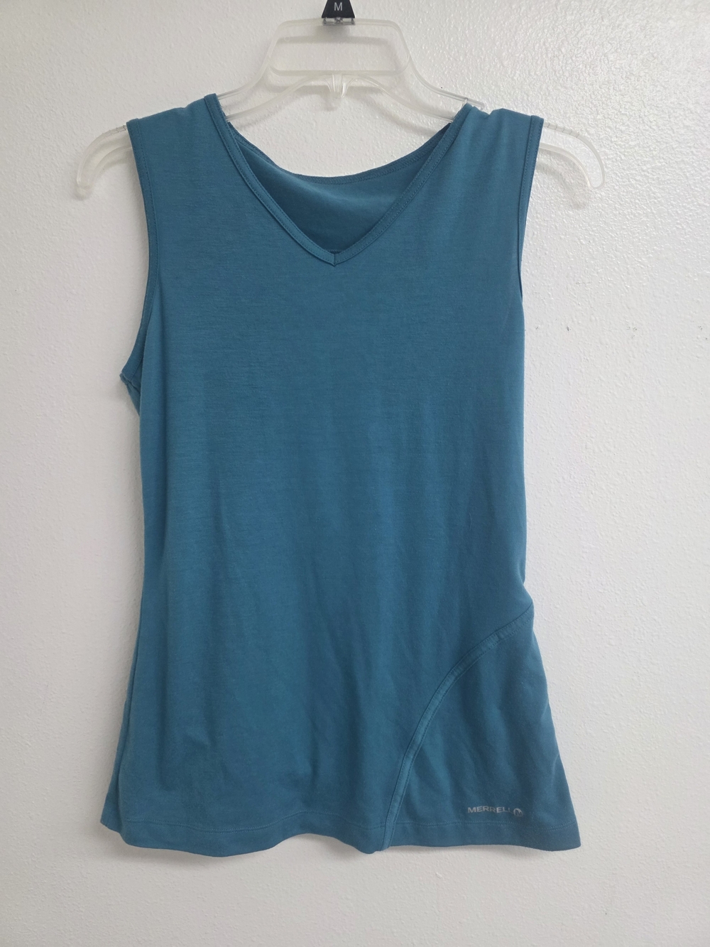 Merrell Teal Sleeveless V-Neck Performance Tank (0552)